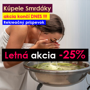 Kúpele Smrdáky - Letná akcia zľava 25%