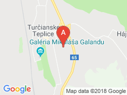 Hotel LESNIK, Turcianske Teplice Map
