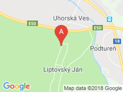 Ubytovanie v súkromí Dagmar Brotková Mapa