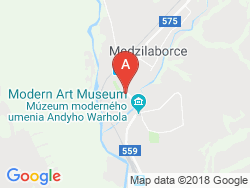 Art Hotel Medzilaborce Karte
