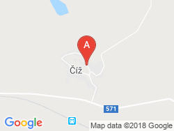 Uzdrowisko Číž Mapa