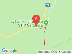 Pension STIV Certovica Map