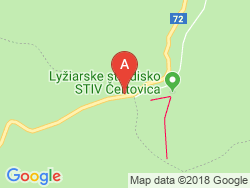 Chata BOŽENA Čertovica Mapa