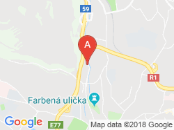 Pension MEDENY HAMOR Map