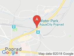 Penzion AQUALAND Mapa