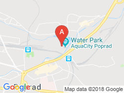 Hotel AquaCity MOUNTAIN VIEW Map