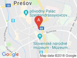 Pension GUBERNATOR Map