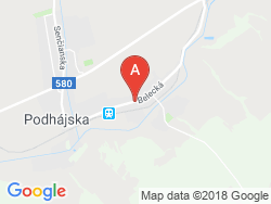 Vila NEZÁBUDKA Map