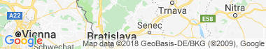Slowakisch-Eisgrub Karte