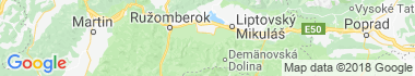 Dúbrava in der Nähe von Liptovský Mikuláš  Karte