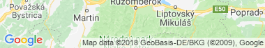 Ružomberok - Podsuchá Térkép