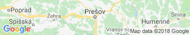 Prešov Mapa