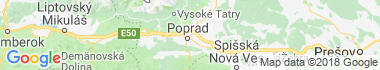 Poprad - Spišská Sobota Mapa