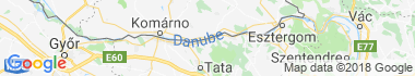 Radvaň nad Dunajom Mapa
