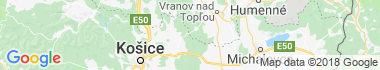 Obserwatoria Slanské vrchy Mapa