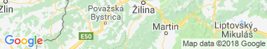 Freilichtmuseen und Volksarchitektur Rajecká dolina Karte