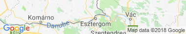 Talsperren und Seen Thermalbad Vadas - Sturovo Karte
