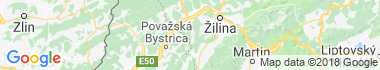 Transportverbindung Súľovské vrchy Karte
