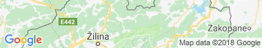 Kysucká vrchovina Mapa