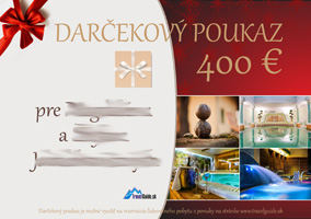 Darčekový poukaz na 400 EUR