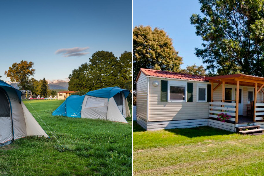 Mara Camping - stany, mobilné domy